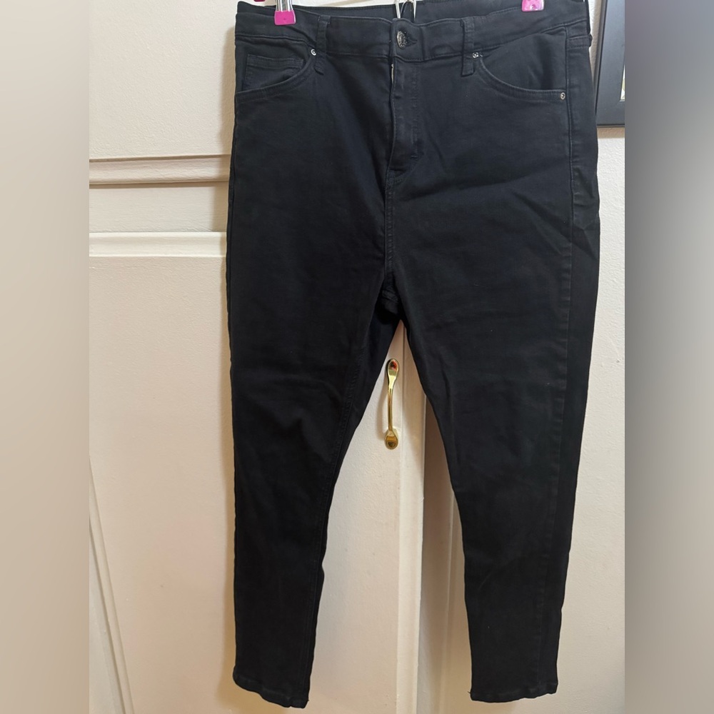 Topshop Black Denim Pants